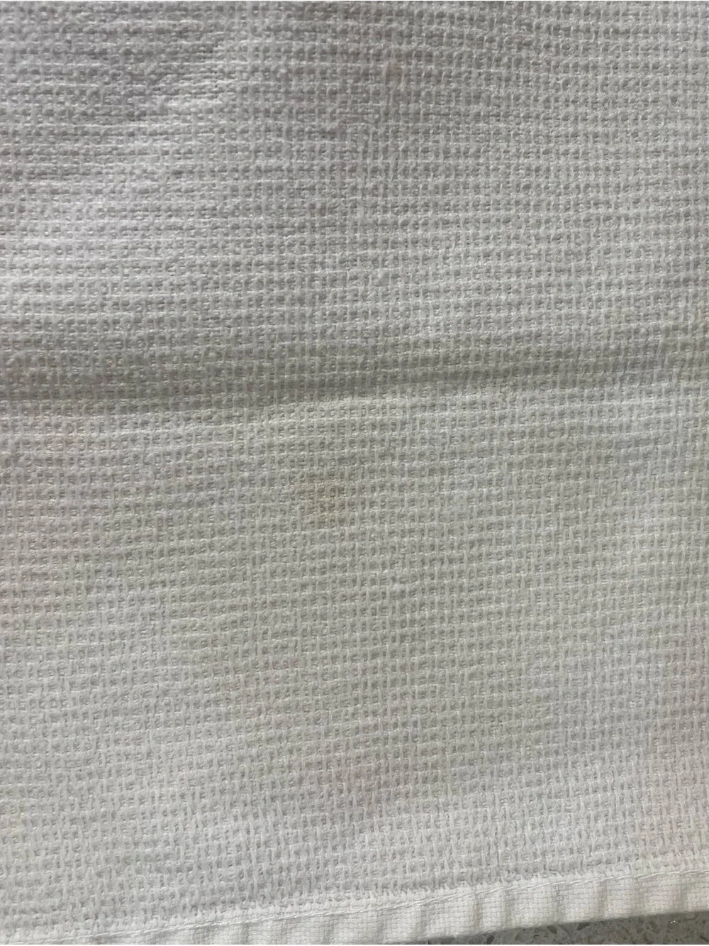 Vintage White Kitchen Towels with Embroidered Orange Citrus Border